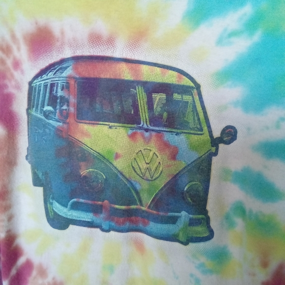 VW Bus Tie Dye T-shirt Size S - Picture 2 of 4